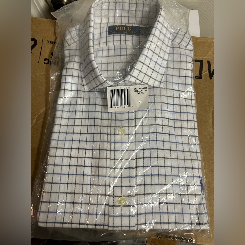MENS POLO RALPH LAUREN BUTTON DOWN SHIRT NEW IN PACKAGE